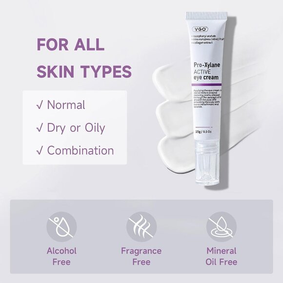 VGO Eye Cream, Eye Repair Cream Under Eye Cream for Dark Circles & Puffiness, Mo - Picture 3 of 11